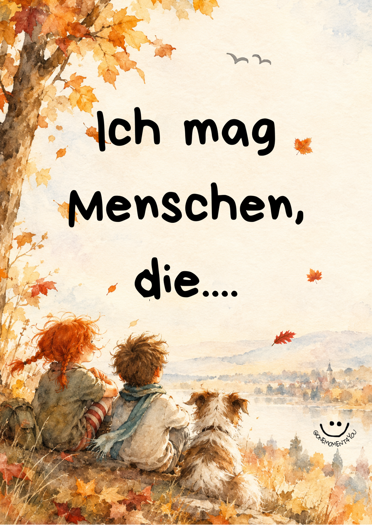 Ich mag Menschen, die…20 digitale Karten
