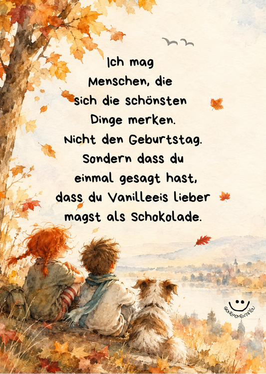 Ich mag Menschen, die…20 digitale Karten